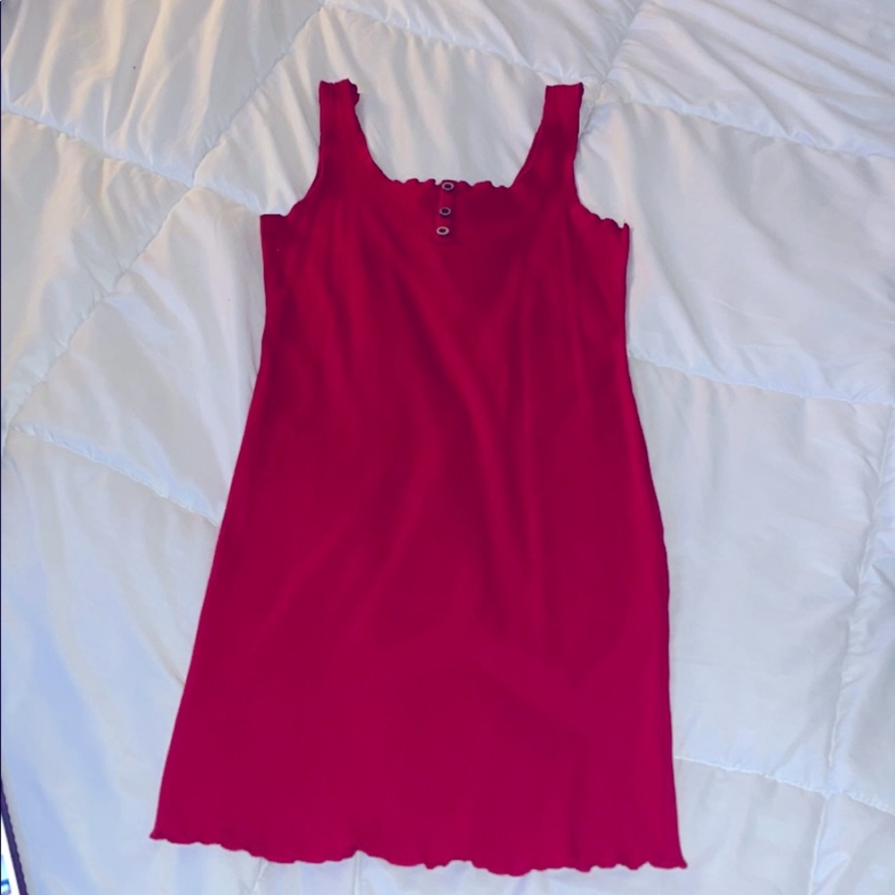 A red dress